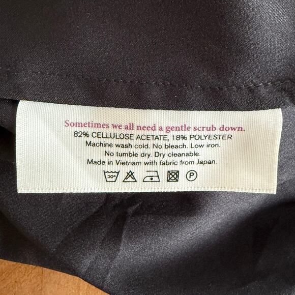 MM Lafleur The Didion Top Crepe Cap Sleeve Blouse Black Sz Medium Boxy Crewneck - Picture 7 of 8